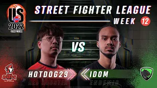 HotDog29 (M. Bison) vs. iDom (Laura) - FT3 - Street Fighter League Pro-US 2022 Week 12