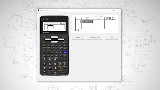 How to do linear regression on the Sharp EL-W535SA