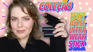 COLEÇÃO TEINT IDOLE ULTRA WEAR STICK - LANCÔME - BASE, BLUSH E ILUMINADOR - Review | FABULOUS MAKEUP