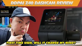 First Time Dashcam User Test The ddpai Z40 Dashcam! Honest Review!