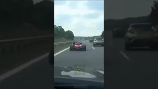 Mit dem Rennwagen 🏎 auf der Autobahn 🛣in Tschechien 🇨🇿