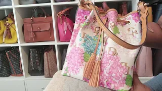 Wimb•Dooney and Bourke Tasha Drawstring in Hydrangea 💐 and a Small Dooney Unboxing