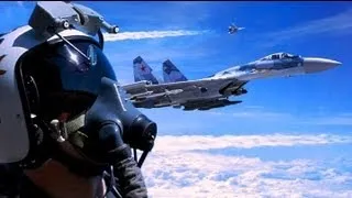 SU35 vs F22 RAPTOR vs EUROFIGHTER