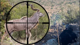 LONG RANGE KUDU HUNT! Awesome Long Range Kill! South Africa Hunting