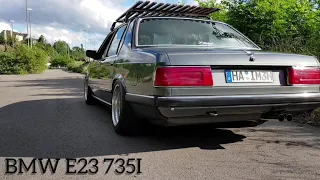 BMW e23 735i Sound and short acceleration