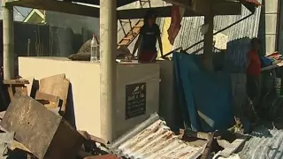 Families living with dead by taking shelter in cemetery