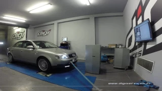 Audi A4 1.9 tdi 130cv Reprogrammation Moteur @ 175cv Digiservices Paris 77 Dyno