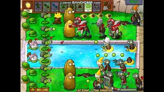 plant vs zombies minigame last land part 1