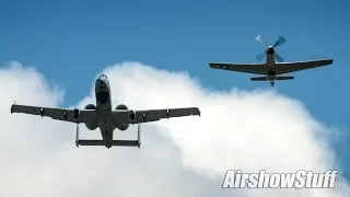 A-10 and P-51 Heritage Flight - Battle Creek Airshow 2018