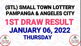 1st Draw STL Pampanga, STL Angeles January 6 2022 (Thursday) Result | SunCove Dra2, Lake Tahoe Draw