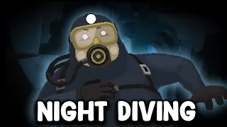 Dave Wears His Diving Suit at Night (so he can so he can)