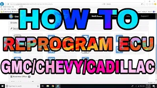 how to reprogram ECU      gmc yukon/yukon xl/sierra/acadia/,chevy tahoe/suburban/avalance....etc...