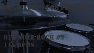 Drum Loops for Practice 8note Rock #2 145bpm