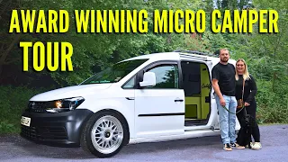 THE BEST DIY MICRO CAMPER - FULL VAN TOUR