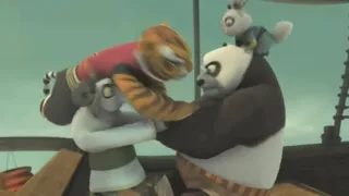 Kung Fu Panda Po Tigress and Lam VS Messenger