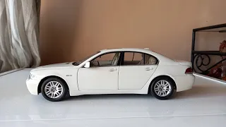 BMW 7 Series (745i E65) 1:18 Scale Model by Kyosho.
