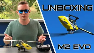OMPHOBBY M2 EVO - Unboxing, Features, EVO vs V2, Setup & Flight