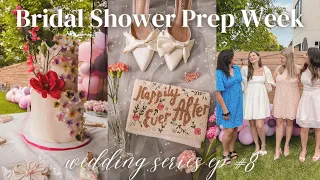 MY BRIDAL SHOWER PREP - DIY Bridal Decor, Building a Welcome Sign, Thrifting | Wedding Series Ep 8