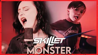 "Monster" - Skillet (Cover by First to Eleven ft. 4 y.o. Coen Krysiak)