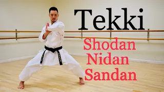 Tekki Shodan ,Tekki Nidan, & Tekki Sandan (FULL TUTORIAL)