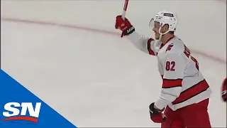 Jesperi Kotkaniemi Scores In Return To Montreal, doubles The Hurricanes Lead