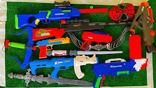 Collecting 7 Sniper Rifles, Spider Man, Roblox Gun, Bow Shield Shotgun, Mini Pistol Bullet Gun AK47