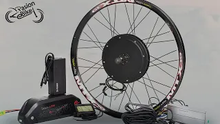 Pasion EBike Conversion Kit 48V 1500W Wheel Hub Motor Electric Bicycle Waterproof Rear Wheel 65km/h