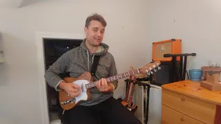 Unknown Mortal Orchestra - So Good at Being in Trouble, tenor guitar lesson (GDAE)