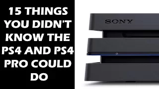 15 Things You Didn't Know The PS4 And PS4 Pro Could Do