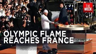 Celebrations in Marseille as the Olympic flame arrives | THE WEEK