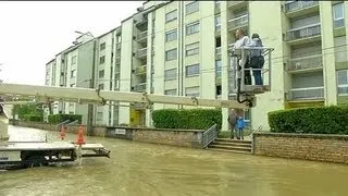 Crues: Dijon se réveille sous les eaux - 05/05