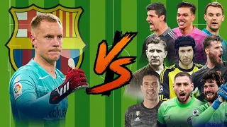 Ter Stegen vs Legends💪(Buffon-Neuer-Ederson-Alisson-Casillas)
