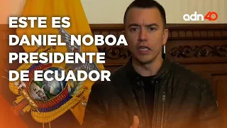 Daniel Noboa, este es el perfil del presidente de Ecuador, país con crisis económica y de seguridad