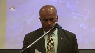 Fijian Minister for Sports officiates as chief guest at the Fiji International Suva Cocktail