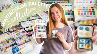 My Watercolor Palette Collection ✿ A complete tour & my favorites!