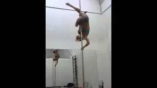 "Bird of Paradaise". Pole dance