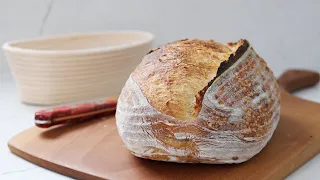 My no-knead sourdough recipe is perfect for beginners and super busy people (updated version)