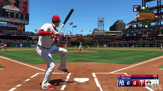 MLB The Show 24 - New York Yankees vs Philadelphia Phillies - Gameplay (PS5 UHD) [4K60FPS]
