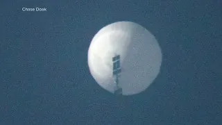 US downs China spy balloon off the Carolinas coast