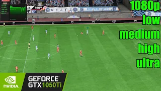 GTX 1050 Ti | FIFA 23 - 1080p low, medium, high, ultra