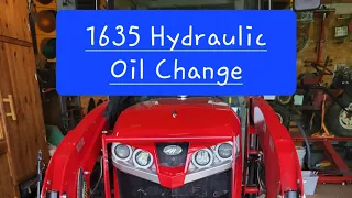 Hydraulic Oil and Filter Change on a Mahindra 1635