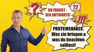 Proteinshakes: Was sie bringen & was du beachten solltest! DU FRAGST, ICH ANTWORTE! - Nr. 72