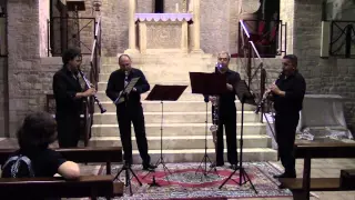 "Jubilus Clarinet Quartet" - MIsty - E.Garner