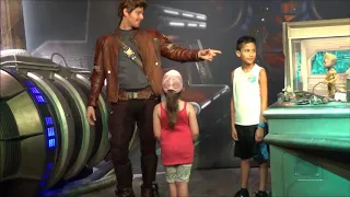 Meeting Star Lord & Baby Groot Again Guardians of the Galaxy Meet & Greet Hollywood Studio Disney