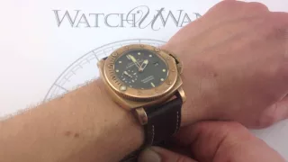 Panerai Luminor Submersible 1950 3 Days Automatic PAM 382 "Bronzo" Luxury Watch Review