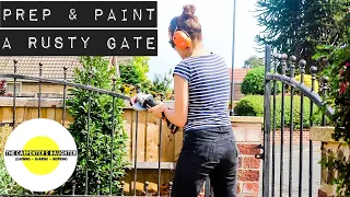 Painting a Rusty Metal Gate (Restoration) | The Carpenter's Daughter