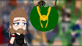 AVENGERS react to LOKI [marvel/angst] (PART 2)