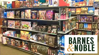 BARNES AND NOBLE GAME SECTION BOARD GAMES PUZZLES SHOP WITH ME SHOPPING STORE WALK THROUGH
