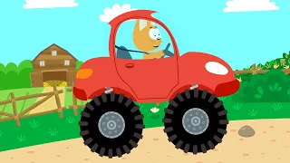 Super car song - Meow Meow Kitty Songs and cartoons for kids