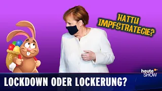 Chaos um Osterruhe: 12-Stunden-Verhandlung führte zu nix! | heute-show vom 26.03.2021